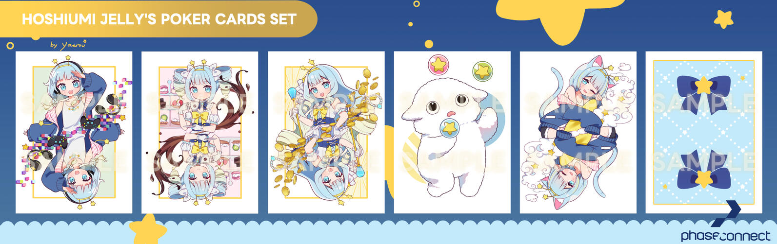 Jelly Hoshiumi's 2024 poker cards set Jelly Hoshiumi's 2024 poker cards set